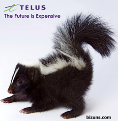 telus skunk animal